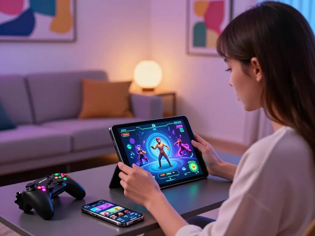 Engaging gameplay in a mind-control gaming scene featuring hypno porn visuals.
