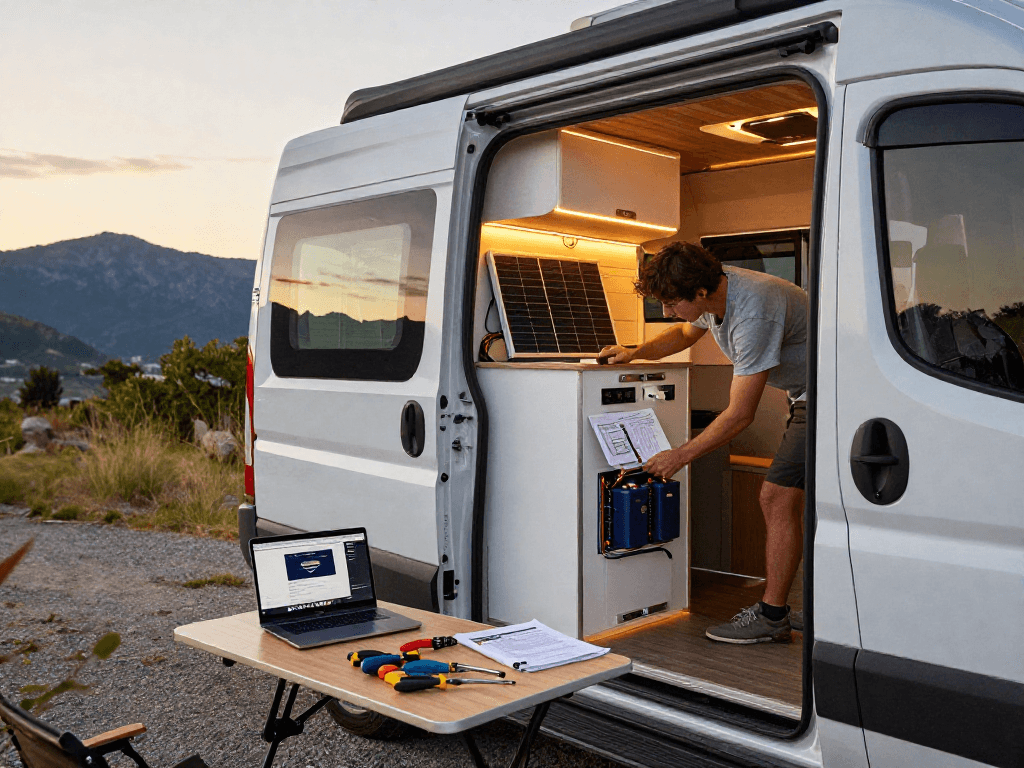 Upgrading campervan electrics for efficient living with Rokok88 RTP support
