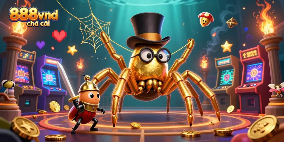 Experience thrilling gameplay at 888vnd nhà cái with vibrant casino elements and engaging characters.
