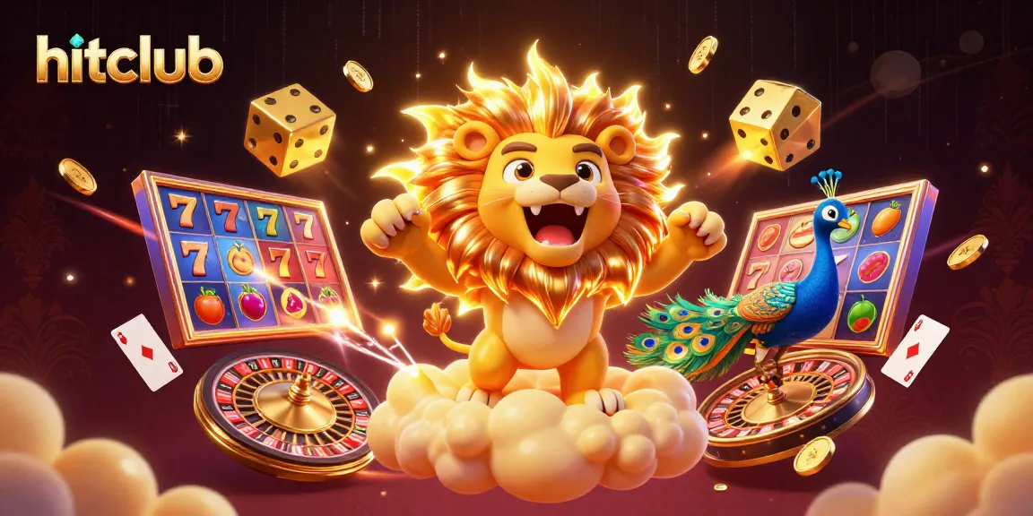 Experience thrilling wins at hitclub with an exciting 3D casino scene full of vibrant games.