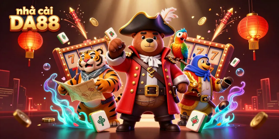 Experience Nhà cái DA88 with a vibrant, adventurous scene showcasing casino excitement and rich rewards.
