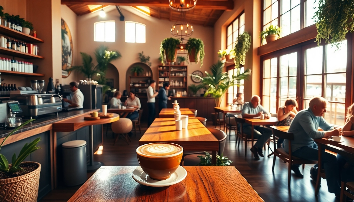 Enjoying a peaceful moment at a Coffee shop lloret de mar with vibrant decor and artisan coffee.